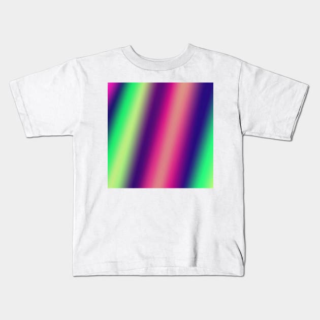 colorful rainbow abstract texture pattern background Kids T-Shirt by Artistic_st